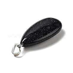 Synthetic Blue Goldstone Pendants&nbsp;G-P474-01P-03