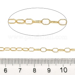 Brass Polygon Link Chains&nbsp;CHC-C014-02A-G