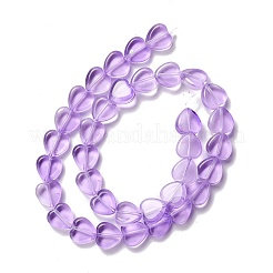 Transparent Glass Beads Strand&nbsp;GLAA-F112-03D