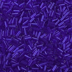Transparent Glass Bugle Beads&nbsp;SEED-N005-001-C15