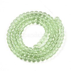 Transparent Glass Beads Strands&nbsp;GLAA-T032-T4mm-17