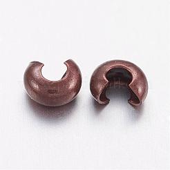 Brass Crimp Beads Covers&nbsp;KK-H290-NFR-NF