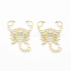 201 Stainless Steel Filigree Joiners&nbsp;STAS-N090-LA924-2