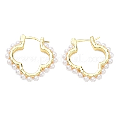 Brass Hoop Earrings for Women&nbsp;EJEW-A168-15G