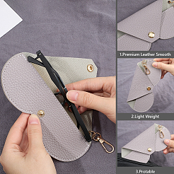 1Pc PU Leather Eyeglass Cases&nbsp;AJEW-CN0003-23C