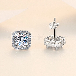Anti-Tarnish 925 Sterling Silver Micro Pave Clear Cubic Zirconia&nbsp;AJEW-U007-07P