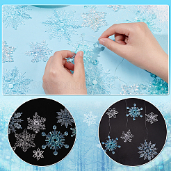 DIY Christmas Snowflake Jewelry Making Finding Kit&nbsp;DIY-GA0005-28