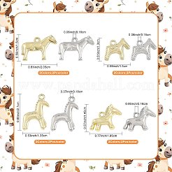 16Pcs 8 Styles Alloy Pendants&nbsp;FIND-FS0005-36