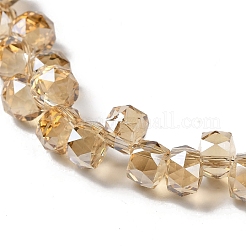 Pearl Luster Plated Electroplate Beads Strands&nbsp;EGLA-H104-09A-PL01
