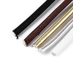 5M 5 Colors Round PU Leather Cord&nbsp;LC-N006-02C