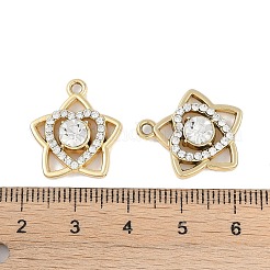 Alloy Rhinestone Pendants&nbsp;FIND-M018-15G