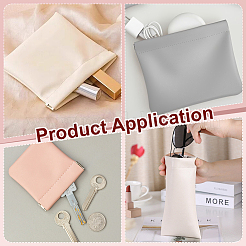 6Pcs 6 Styles Imitation Leather Shrapnel Coin Poucges&nbsp;ABAG-PH0002-56