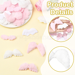 50Pcs 10 Styles Wing Imitation Rabbit Hair Ornament Accessories&nbsp;DIY-SC0032-25