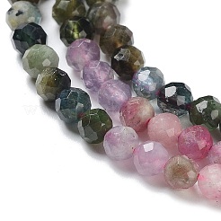 Natural Multicolor Tourmaline Beads Strands&nbsp;G-P514-A04-03