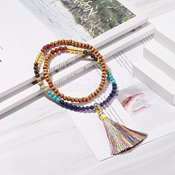 Mala Beads Necklace&nbsp;NJEW-JN03875