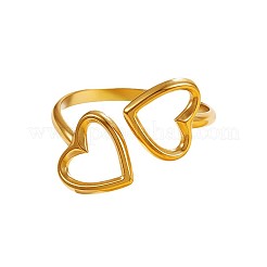 304 Stainless Steel Cuff Open Rings&nbsp;WGD404C-02