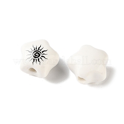 Printed Handmade Porcelain Beads&nbsp;PR-CBA3F2D-05B
