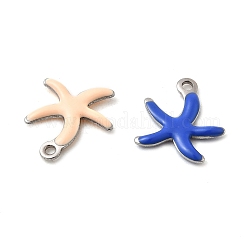 304 Stainless Steel Enamel Charms&nbsp;X-STAS-Q363-14D-P