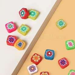 Handmade Polymer Clay Beads&nbsp;HUDU-PW0001-122