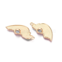 Alloy with Enamel Split Pendants&nbsp;PALLOY-Q466-05G-02