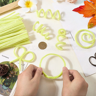 100Pcs DIY Plush Sticks&nbsp;FIND-SP0004-72B-1