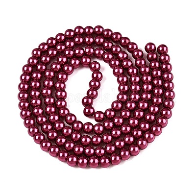 Baking Paint Glass Pearl Bead Strands&nbsp;HY-Q003-3mm-14-1