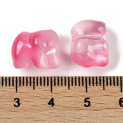 Spray Painted Glass Beads&nbsp;GLAA-Z007-04H-1
