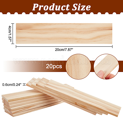 Unfinished Wood Sheets&nbsp;DIY-WH0034-92A-1