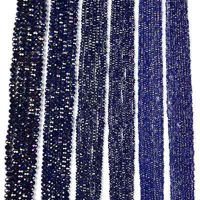 Electroplate Glass Beads Strands&nbsp;EGLA-A044-P2mm-B07-1