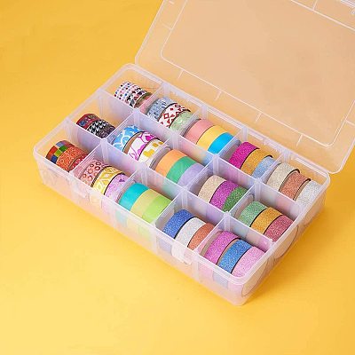 Rectangle Plastic Bead Storage Containers&nbsp;CON-PH0002-05-1
