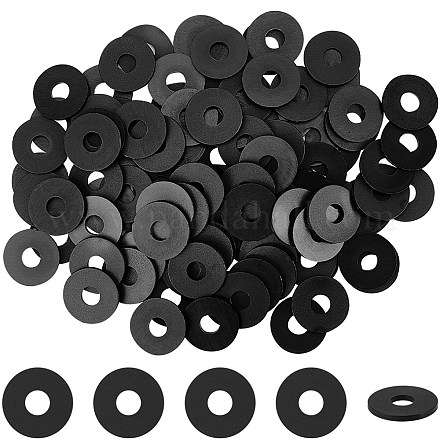 100Pcs Nylon Flat Washers&nbsp;FIND-CP0003-32-1