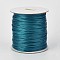 Eco-Friendly Korean Waxed Polyester Cord, Teal, 0.5mm, about 169.51~174.98 Yards(155~160m)/Roll