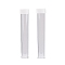 Plastic Bead Containers, Bottle, Clear, 7.5x1.3cm, Capacity: 3ml(0.1 fl. oz)