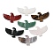 Eagle Shape Gemstone Pendants, 27~28x51x5~6mm, Hole: 1.8~2mm