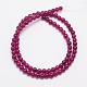 Natural & Dyed Malaysia Jade Bead Strands&nbsp;G-A146-4mm-A15-2