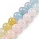 Natural Morganite Beads Strands&nbsp;G-P503-6MM-01-2