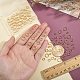 100Pcs Brass Split Rings&nbsp;FIND-HY0005-04B-3