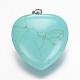 Dyed & Synthetic Turquoise Gemstone Pendants&nbsp;G-E338-10F-1