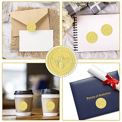 34 Sheets Self Adhesive Gold Foil Embossed Stickers&nbsp;DIY-WH0509-019