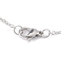 Tarnish Resistant 304 Stainless Steel Cable Chain Necklaces&nbsp;STAS-O053-11P