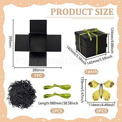 DIY Butterfly Flying Surprise Gift Paper Storage Boxes&nbsp;CON-WH0110-54A