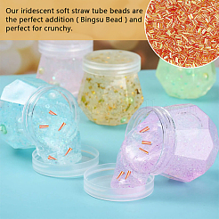 ABS Plastic Tube Beads&nbsp;DIY-WH0888-230E