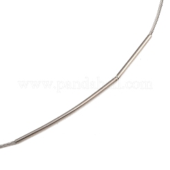 Stainless Steel Wire Necklace Cord DIY Jewelry Making&nbsp;X-TWIR-R003-23A