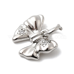 Brass Micro Pave Cubic Zirconia Charms&nbsp;KK-C139-11P