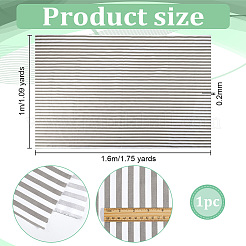 Cotton Fabric with Strip Pattern&nbsp;DIY-PH0037-96E