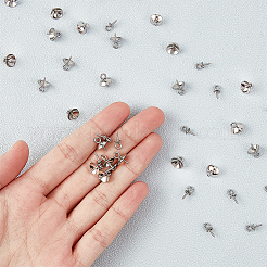 304 Stainless Steel Screw Eye Pin Peg Bails&nbsp;STAS-UN0002-14P