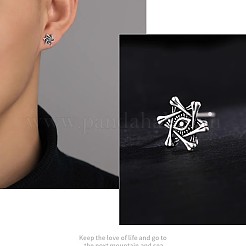 Brass Stud Earrings for Men&nbsp;WG7D598-01