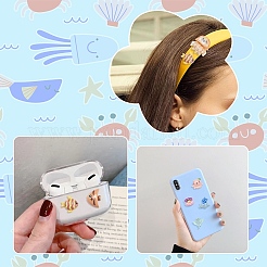 30Pcs 15 Styles Ocean Theme Opaque Resin Decoden Cabochons&nbsp;RESI-YW0001-84