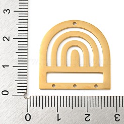Ion Plating(IP) 304 Stainless Steel Chandelier Component Links&nbsp;STAS-B056-06G-02