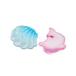 Translucent Resin Decoden Cabochons&nbsp;CRES-I035-13
